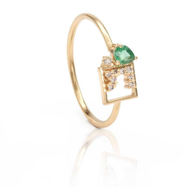 Ceres Ring Emerald