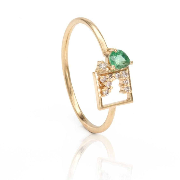 Ceres Ring Emerald