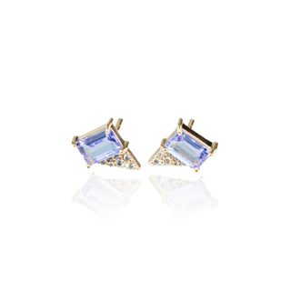 Niji Tanzanite  Studs