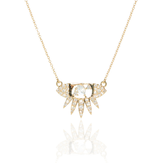 Baba Moonstone Pendant Necklace