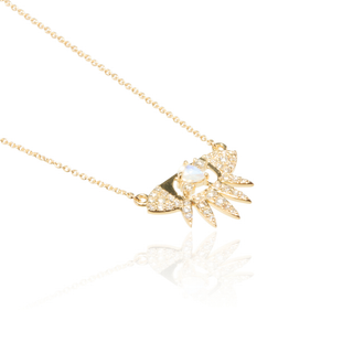 Baba Moonstone Pendant Necklace