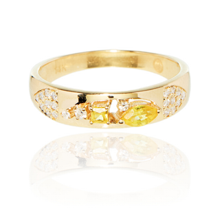 Baba Yellow Sapphire Ring
