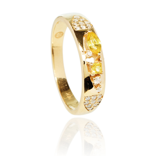 Baba Yellow Sapphire Ring