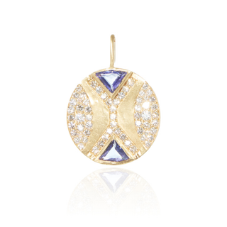 Ezili Tanzanite Hourglass Pendant
