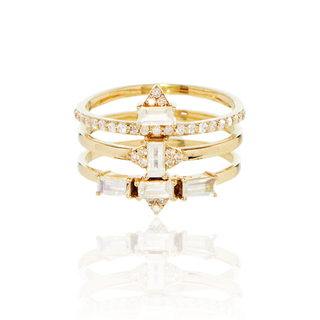 Iambe Moonstone Diamond Ring