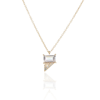 Niji Morganite Pendant Necklace