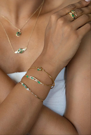 Andarta Emerald Bangle