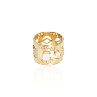 Ala Moonstone Duo Ring