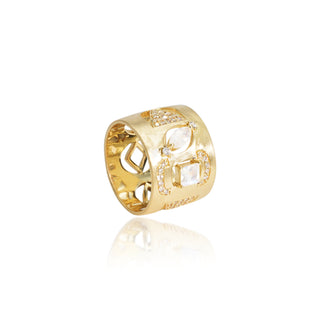 Ala Moonstone Duo Ring