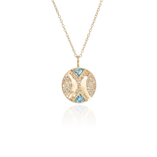 Ezili Blue Sapphire Hourglass Drop Earrings