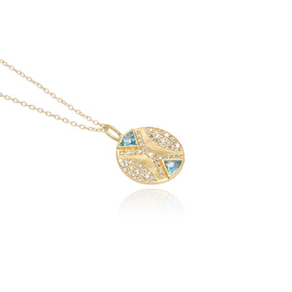 Ezili Blue Sapphire Hourglass Drop Earrings