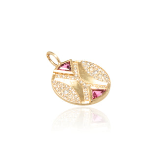 Ezili Pink Tourmaline Hourglass Pendant
