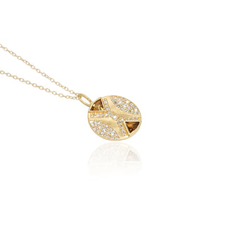Ezili Citrine Hourglass Pendant Necklace