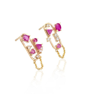 Ishtar Earrings Ruby