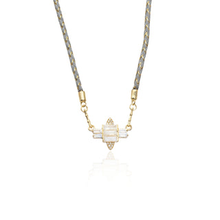 Minerva Moonstone Cord Necklace