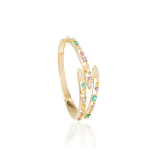 Morrigan Multi Sapphire Snake Bangle