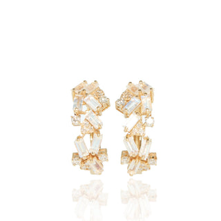 Muses Moonstone Hoops