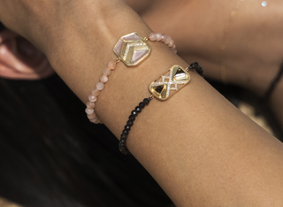 Anya Smoky Quartz Beaded Bracelet