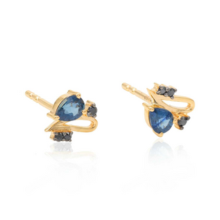 Devaki Studs Dark Blue Sapphire