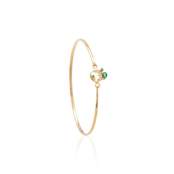 Gaia Bangle Emerald