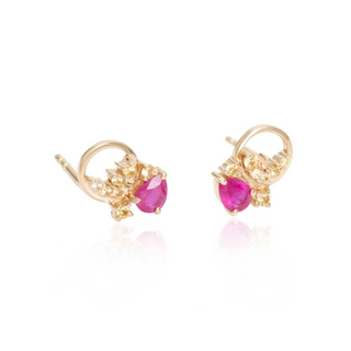 Gaia Ruby Studs