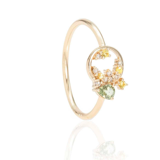 Gaia Green Sapphire Ring