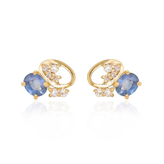Kybele Blue Sapphire Studs