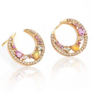 Parvati Multi Sapphire Earrings